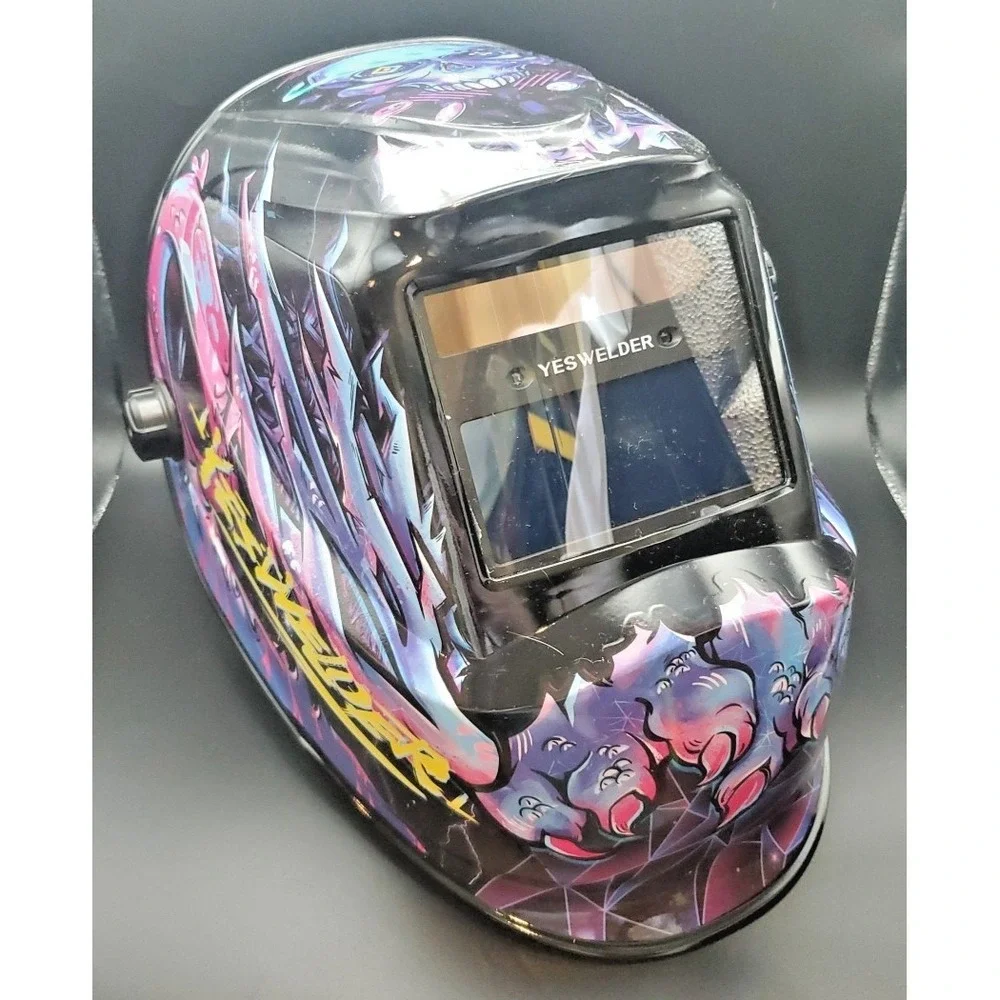 YESWELDER LY600 Auto-Darkening Welding Mask Cyberpunk 4/9-13 Shade W/ Grind Mode